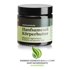 Hanfsamenöl Körperbutter mit Cannabidiol - Naturkosmetik